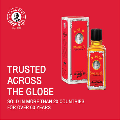 Siang Pure Oil Original Red Formula 25ml | Topical Relief Oil