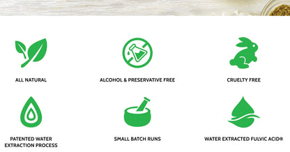 Siberian Ginseng Root Extract – Organic & Alcohol-Free 2oz | Patented Cold Fulvic Mineral Water Brew