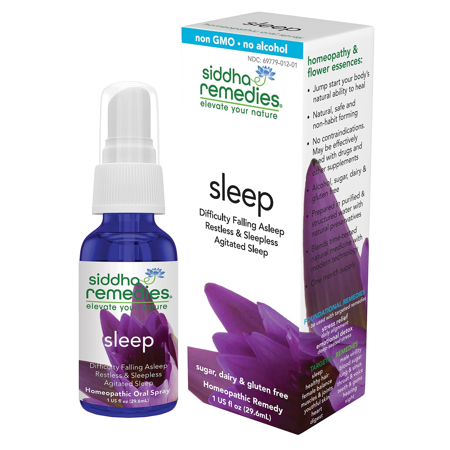 Siddha Sleep Aid Spray – Natural Sleep for Adults & Kids | Homeopathic Remedy