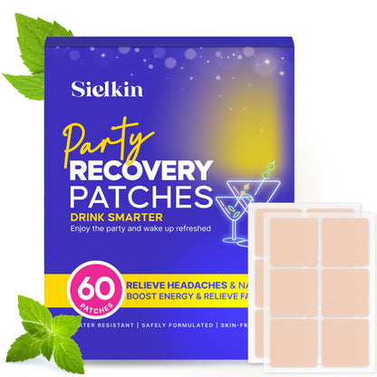 Sielkin Party Recovery Patch 60 Pack – Wake Up Refreshed