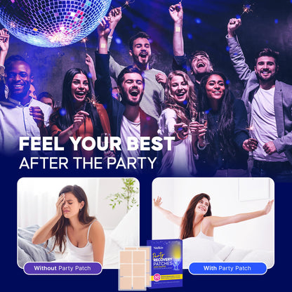 Sielkin Party Recovery Patch 60 Pack – Wake Up Refreshed