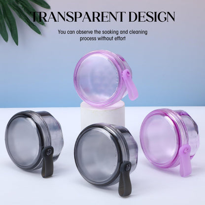 Sieral 6 Pcs Denture Case – Leak-Proof Travel Cup for Dentures & Retainers