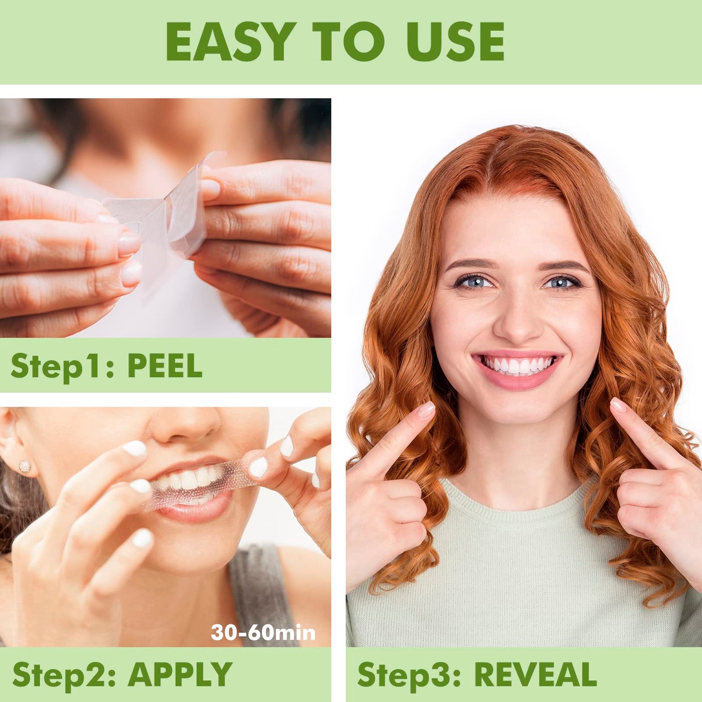 Sierra Clean Teeth Whitening Strips – Enamel Safe & Sensitivity Free