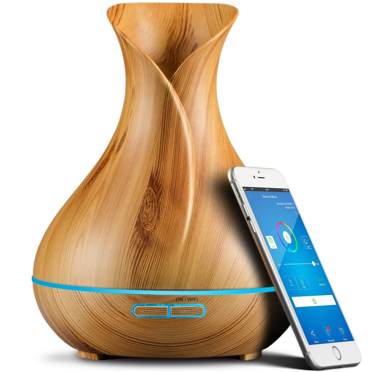 Sierra Modern Home Smart WiFi Diffuser – Alexa & Google Home – 400ml