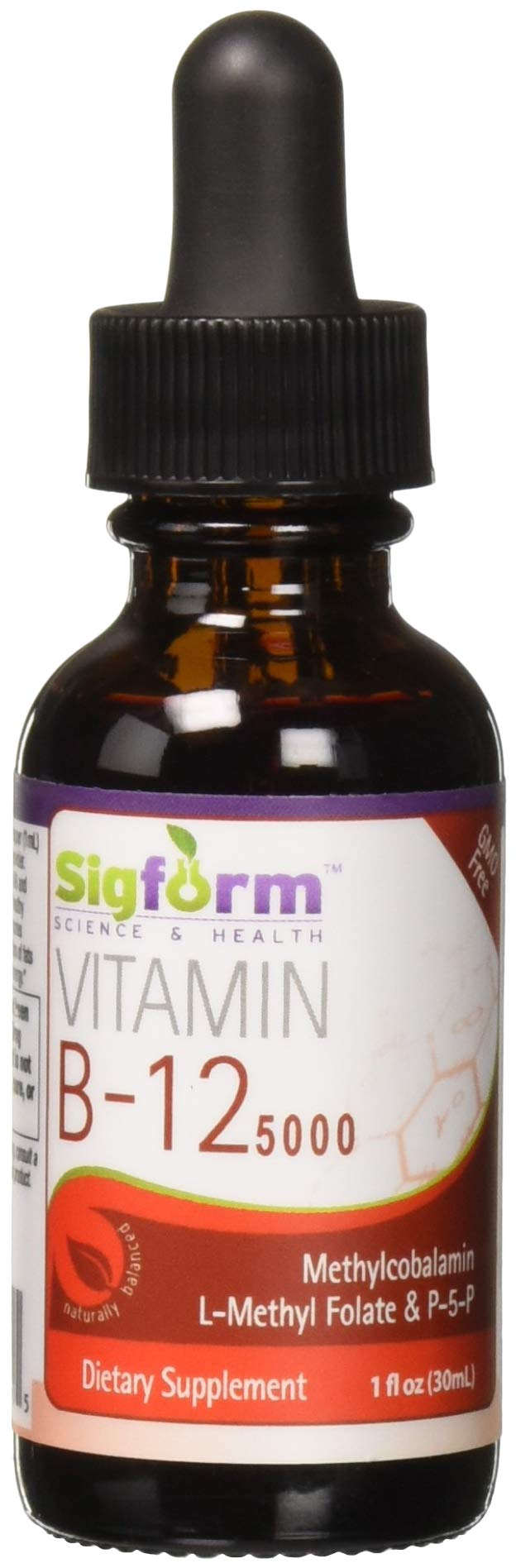 SIGFORM Vitamin B12 5000 Sublingual – 0.02 lb