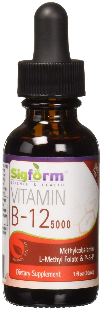 SIGFORM Vitamin B12 5000 Sublingual – 0.02 lb