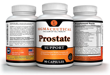 Sigmaceutical Prostate Support Complex – Saw Palmetto, Beta Sitosterol & Pygeum Bark – 90 Capsules