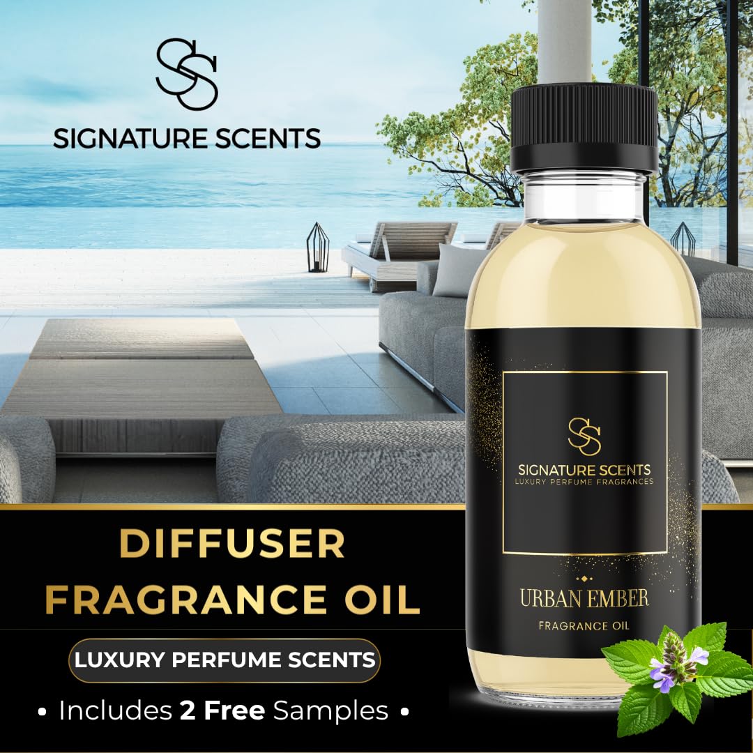 Signature Scents: Luxury Hotel Inspired Diffuser Oils – Urban Ember (4.05 Fl Oz)