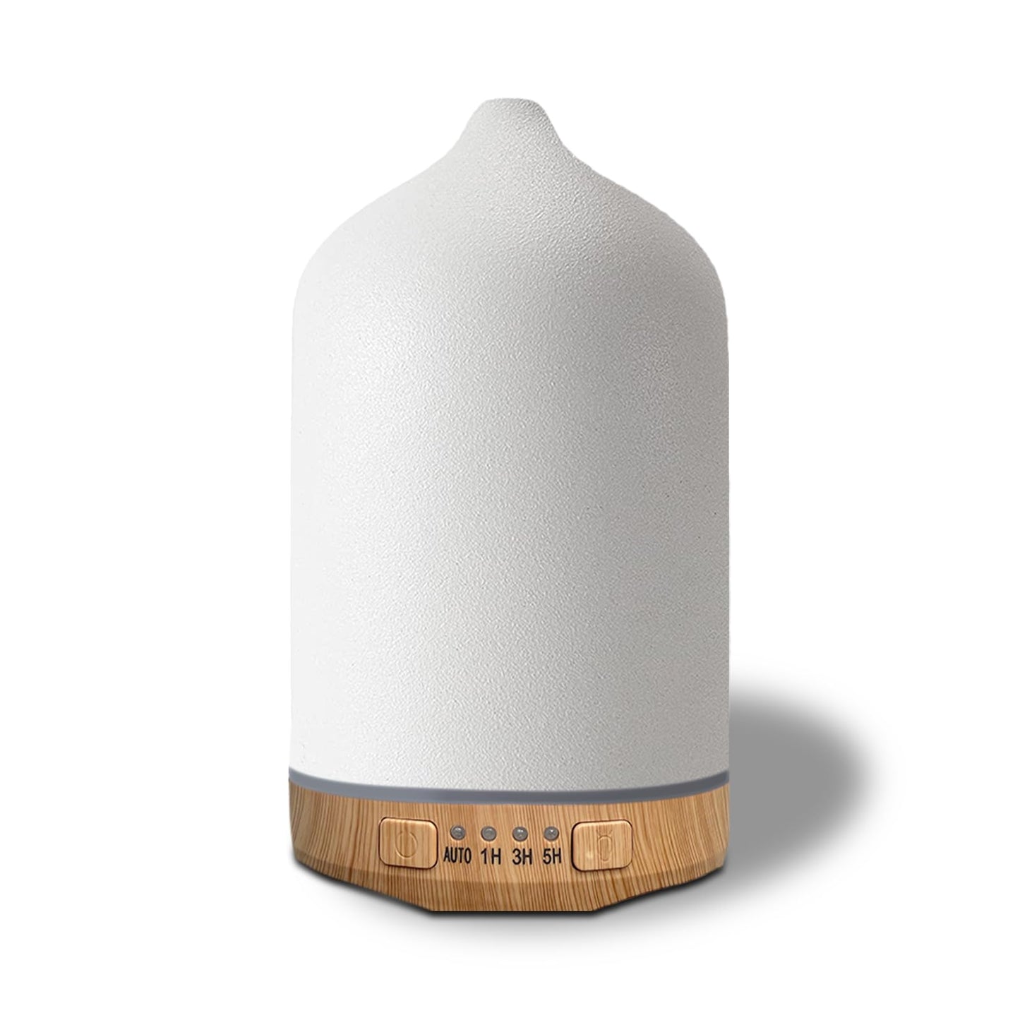 SIHUADON Ceramic Essential Oil Diffuser - 250ml Ultrasonic Humidifier, 7-Color Night Light & Timers