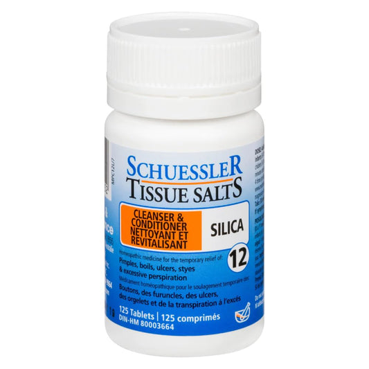 Silica-100 Tabs | Schuessler Tissue Salts for Skin, Hair & Nails BritishVita | Premium UK Vitamins & Wellness Supplements