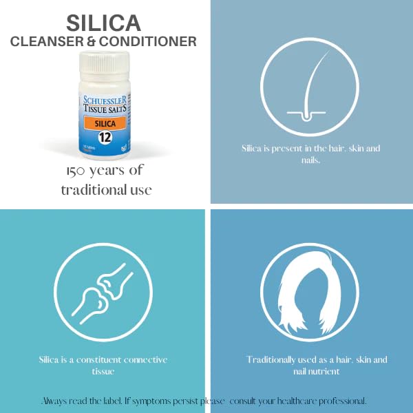 Silica-100 Tabs | Schuessler Tissue Salts for Skin, Hair & Nails