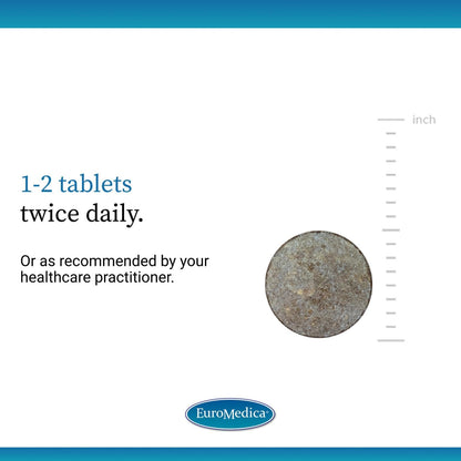 EuroMedica Silica-20 – Supports Bone Density, Collagen, Hair & Nails – 60 Tablets
