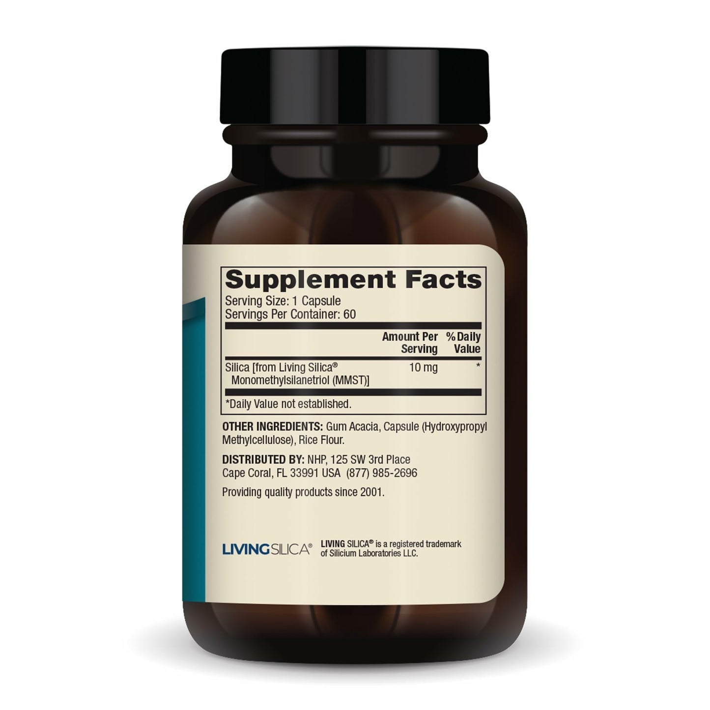 Dr. Mercola Silica Collagen Builder - Plant-Based Silica Supplement to Support Skin, Hair, Nail & Bone Health - Non-GMO, Gluten-Free & Soy-Free - 60 Capsules (60 Servings)