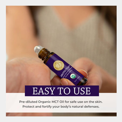 Silk Road Protector Essential Oil Roll-On – Thieves Immunity Blend, USDA Organic, 10 ml