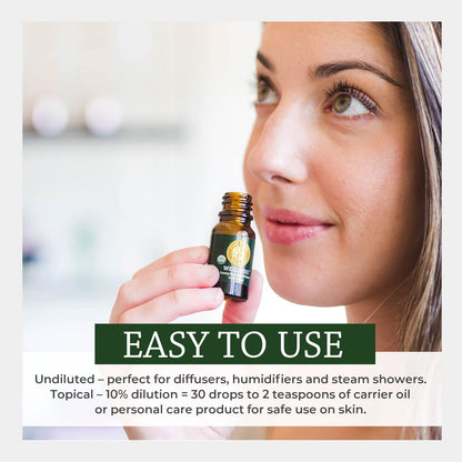 Silk Road Vitality Blend Essential Oil – 100% Pure USDA Organic (10 ml) – Frankincense, Cypress, Cedarwood, Clary Sage, Orange