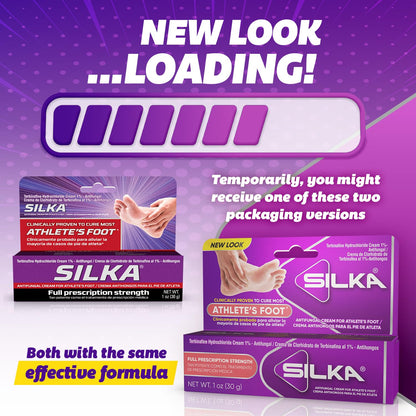 Silka Max Strength Antifungal Liquid & Cream Set – Fast Relief for Toenail Fungus, Athlete's Foot & Ringworm