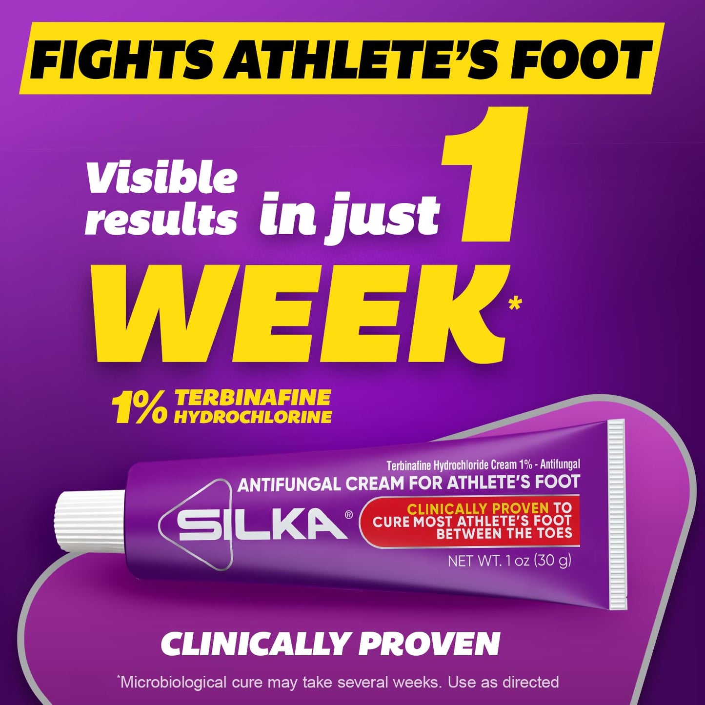 Silka Max Strength Antifungal Liquid & Cream Set – Fast Relief for Toenail Fungus, Athlete's Foot & Ringworm