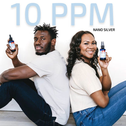 Silver Biotics Patented Multivalent SilverSol Technology | Ag₄O₄ 10 PPM Immune Support | Bio-Hacking Immune Building Natural Support | 4 oz. Sprayer