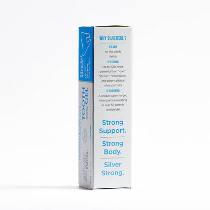 Silver Biotics Tooth Gel – SilverSol Ag4O4 22 ppm Nano-Silver Gel for Gum & Teeth Protection | Glacial Mint 4 oz