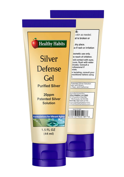 Healthy Habits Silver Defense Gel – Nano Silver Topical Gel