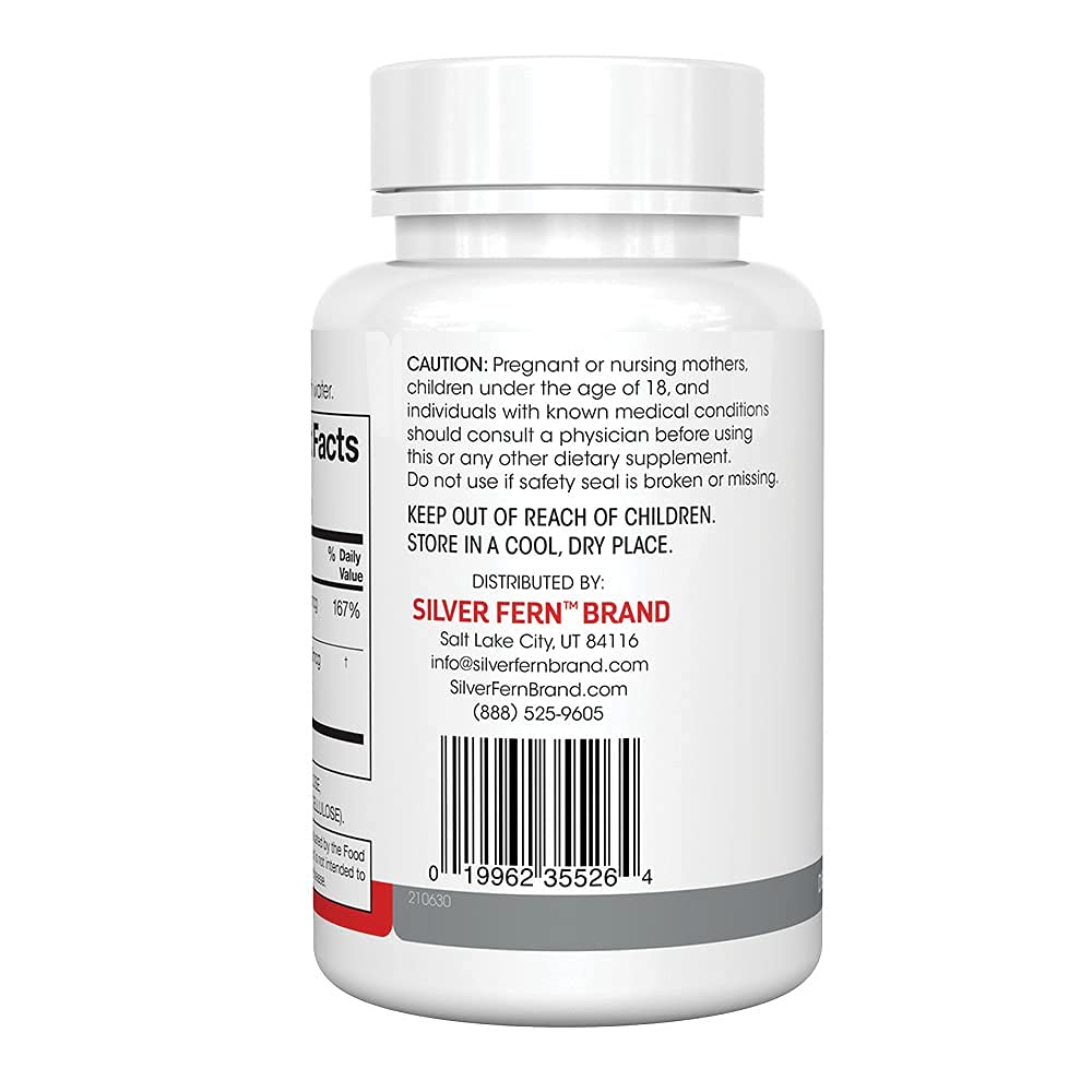 Silver Fern K2-D3 MK-7 (K2-7) + Vitamin D3 – Natural, Non-Synthetic, 60 Servings