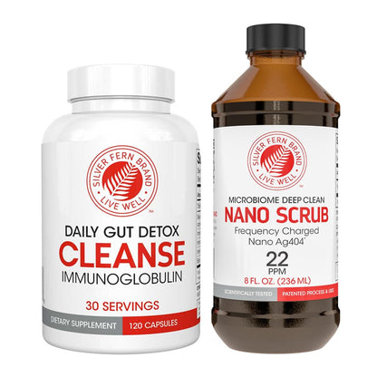 Silver Fern Ultimate Clean-Up Kit – Mild Issues, 30-Day Supply, Gluten & Dairy Free, Made in USA