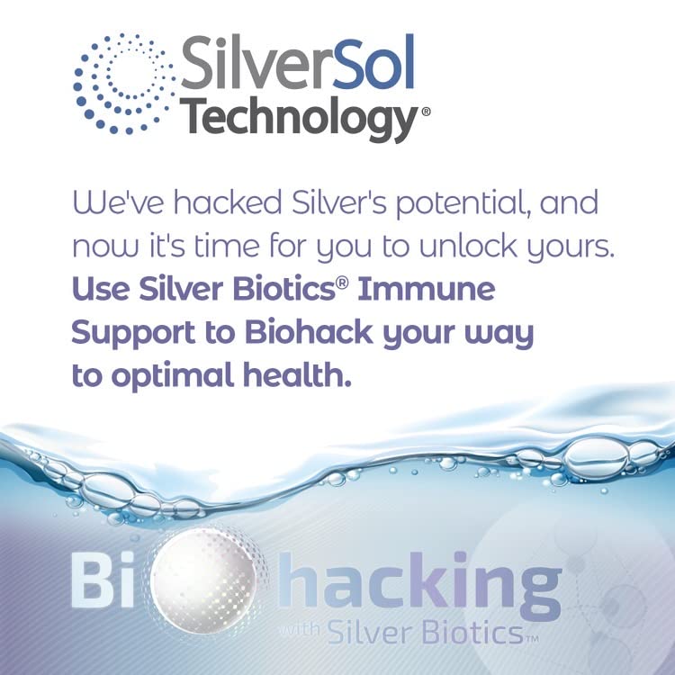 Silver Biotics Immune Support – Multivalent SilverSol 10 PPM | 8 Fl Oz