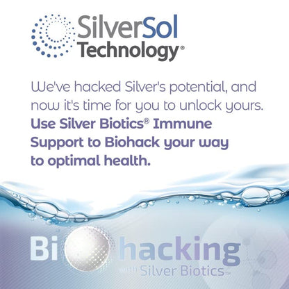 Silver Biotics Immune Support – Multivalent SilverSol 10 PPM | 8 Fl Oz