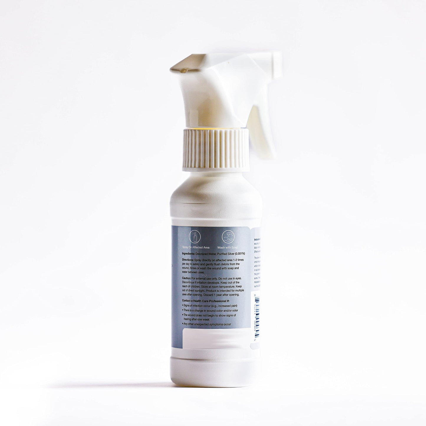 SilvrSTAT Nano Silver Wound Wash Sprayer – Sterile, Drug-Free Debride & Fine Mist (4 oz)