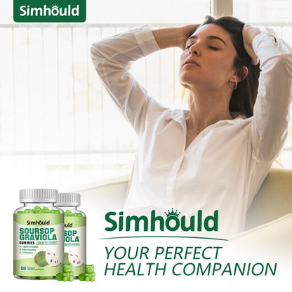 Simhould 1 Pack Soursop Graviola Gummies