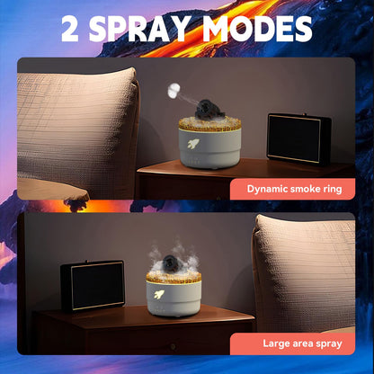 SIMOHOT Cannon Humidifier 280ML – 7-Color LED, 2 Spray Modes, Timer, Cool Mist