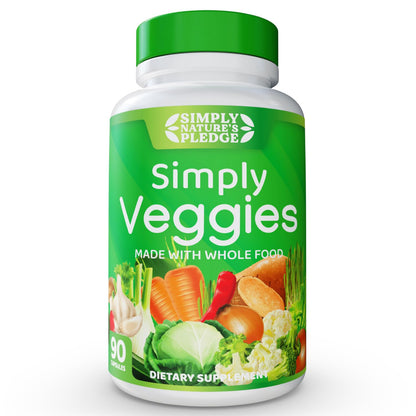 Simply Nature's Pledge - Whole Food Superfoods, 42+ Fruits & Vegetables | Soy Free