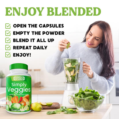 Simply Nature's Pledge - Whole Food Superfoods, 42+ Fruits & Vegetables | Soy Free