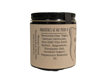 Simply Sooney Remineralizing Vegan Fluoride-Free Tooth Powder – Peppermint