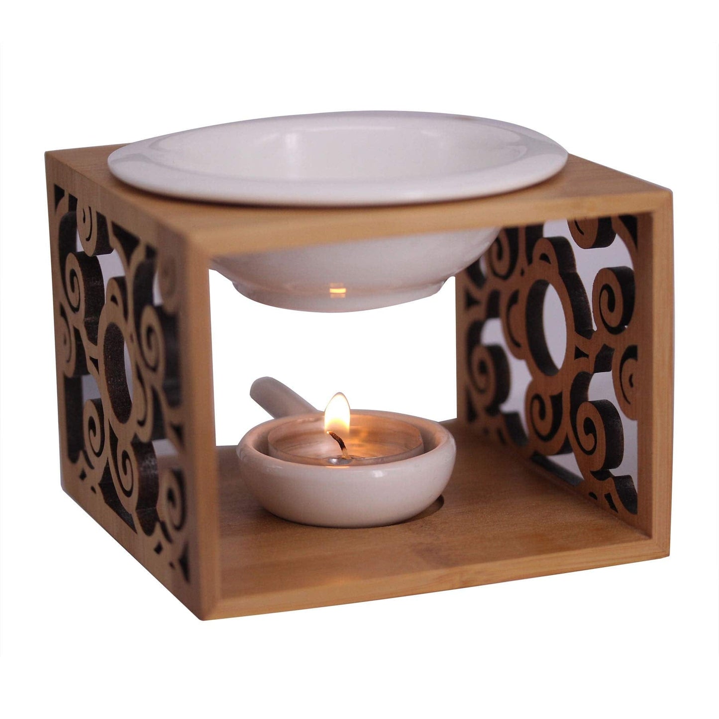Singeek Ceramic Oil Burner Diffuser – Auspicious Cloud Design