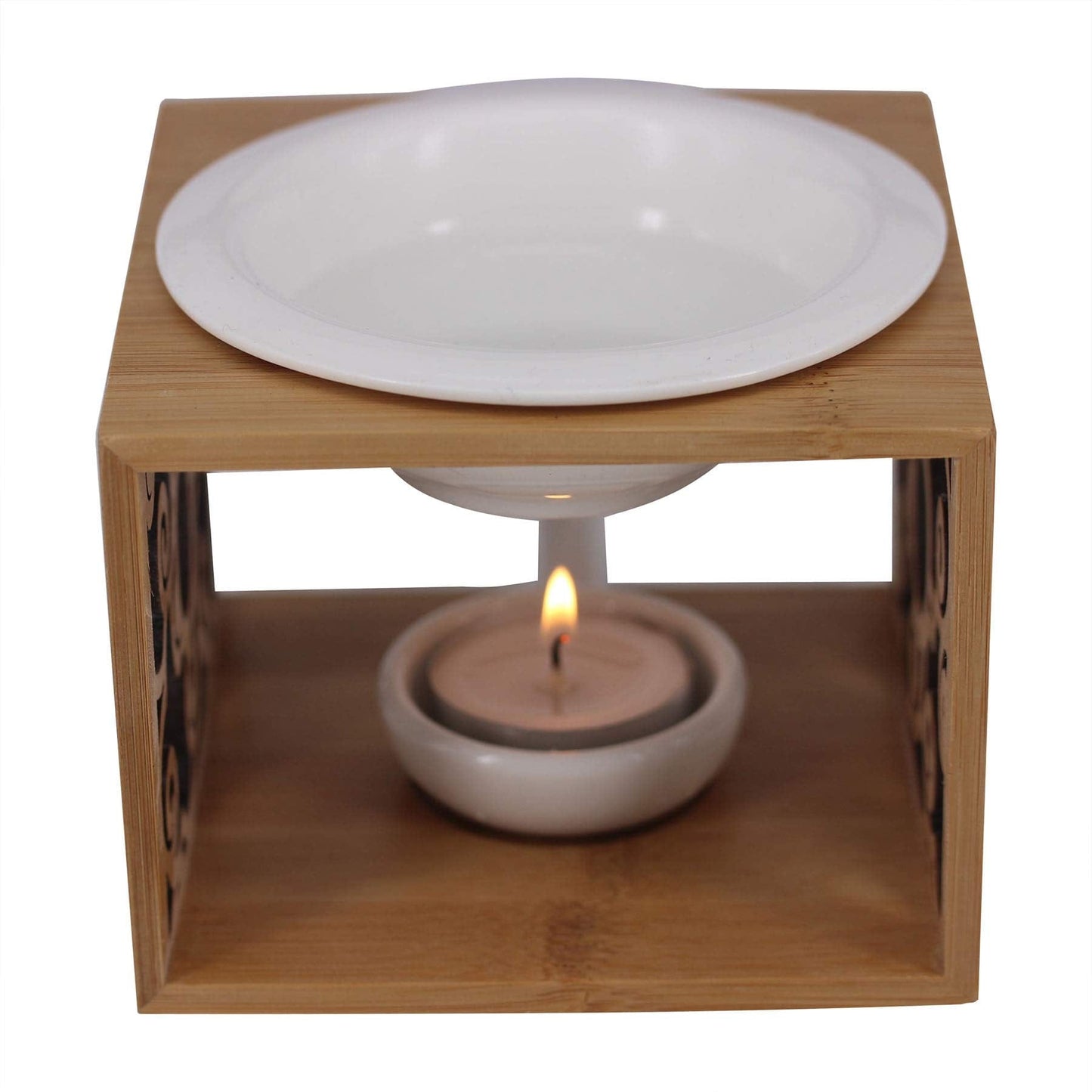 Singeek Ceramic Oil Burner Diffuser – Auspicious Cloud Design