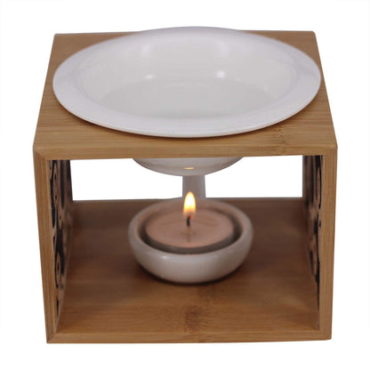 Singeek Ceramic Oil Burner Diffuser – Auspicious Cloud Design