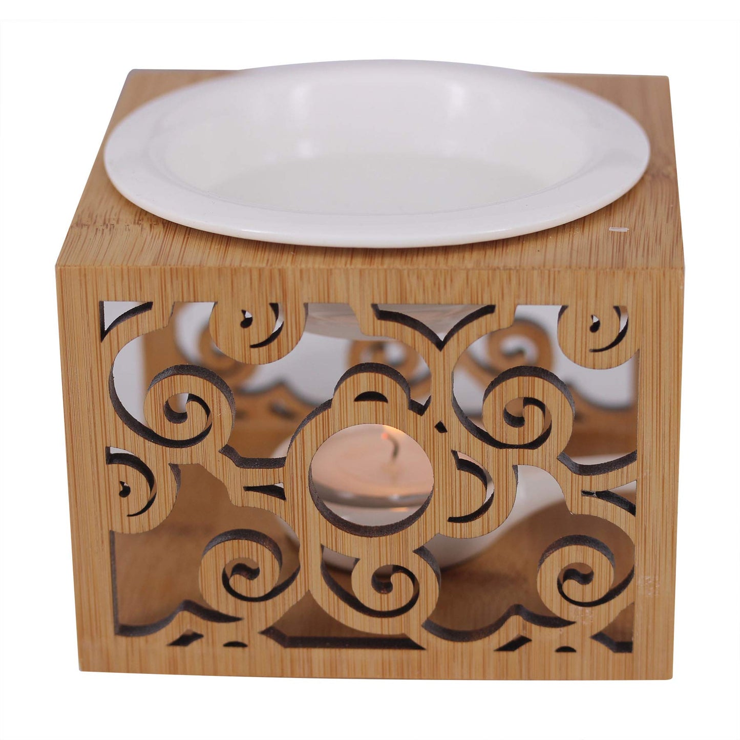 Singeek Ceramic Oil Burner Diffuser – Auspicious Cloud Design