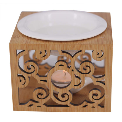Singeek Ceramic Oil Burner Diffuser – Auspicious Cloud Design