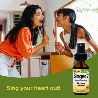 Herbs Etc. Singer's Saving Grace Honey Lemon – Herbal Throat Spray (1 oz)