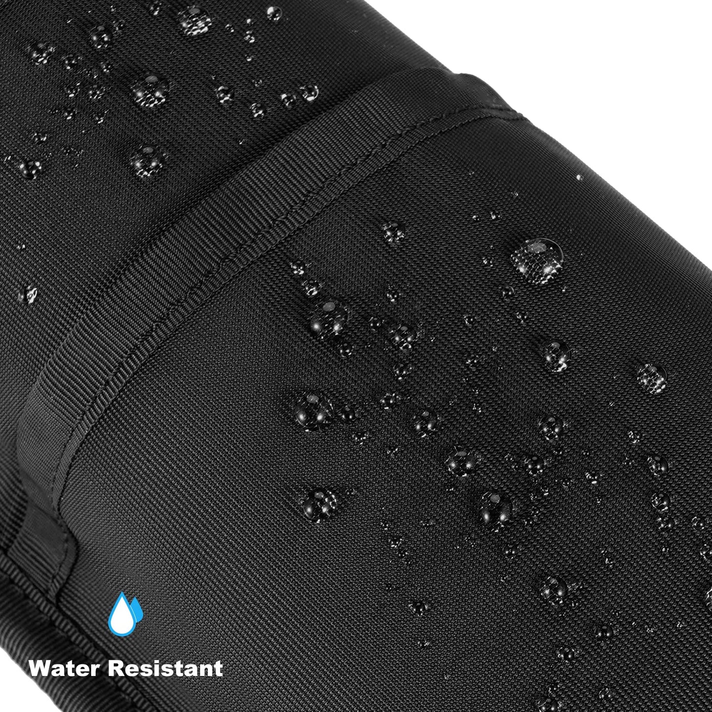 SITHON Massage Bottle Bag – Adjustable Waist Holster with Pockets (Bag Only, Black)