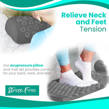 Sivan Health Acupressure Mat & Pillow Set – Stress & Pain