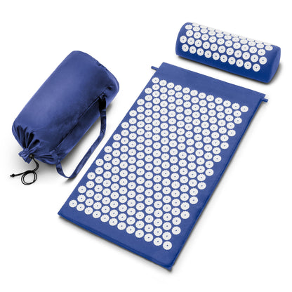 Sivan Acupressure Mat & Pillow Set – Grounding Mat for Stress, Back & Neck Pain