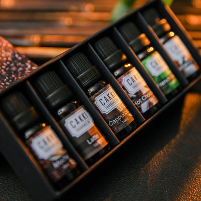 Coffee Essential Oils Set (6 x 10ml) – Cakki Fragrance Oils Gift Set for Diffuser