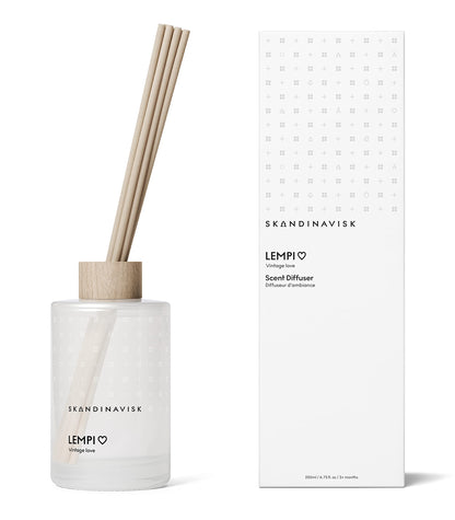 Skandinavisk LEMPI 'Love' Scent Diffuser – 8 Reeds, 6.75 fl oz, Up to 3 Months