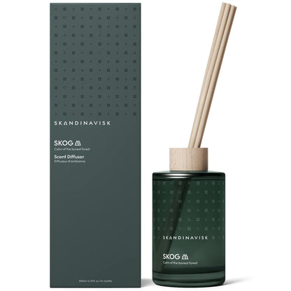 Skandinavisk Skog Forest Diffuser – 8 Reeds, 3 Months, Pine & Birch 6.75 fl oz