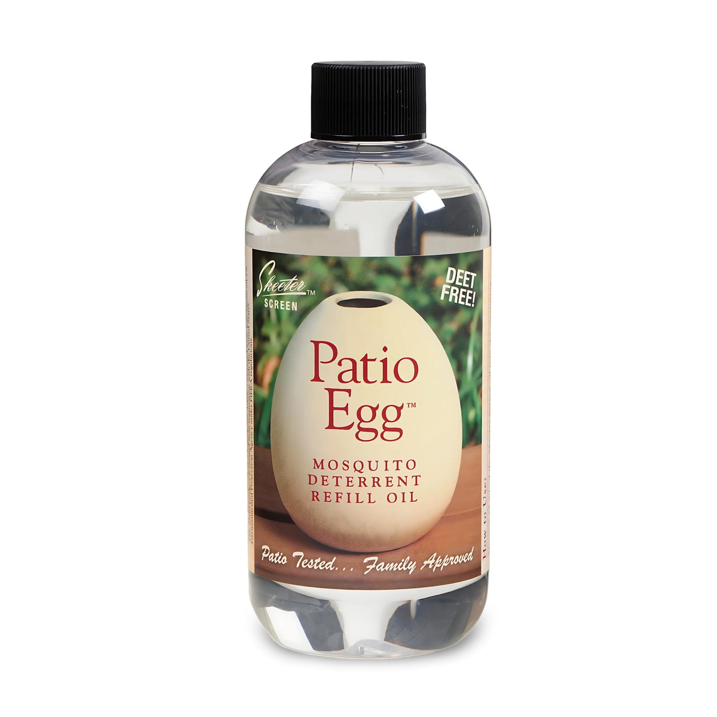 Skeeter Screen 90602 Patio Egg Refill Oil – 8 oz – Deet-Free Mosquito Deterrent