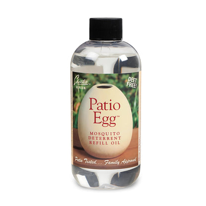 Skeeter Screen 90602 Patio Egg Refill Oil – 8 oz – Deet-Free Mosquito Deterrent