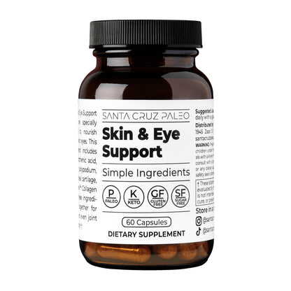 Skin & Eye Supplement – Supports Healthy Skin & Vision