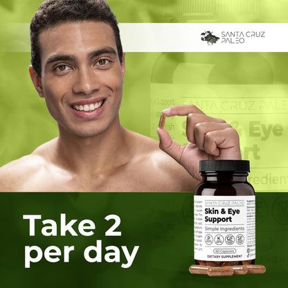 Skin & Eye Supplement – Supports Healthy Skin & Vision